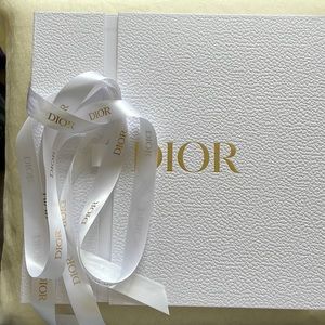 Dior scarf box with original tissue and ribbon